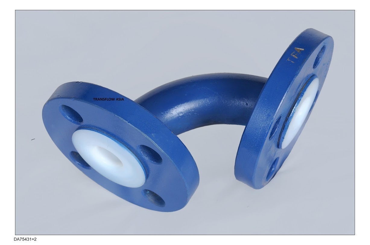 Lined Elbow 90 Deg - Material: Ptfe