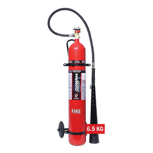 Red 6.5Kg Carbon Di Oxide Base Fire Extinguisher