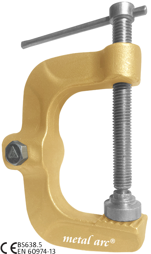 St3 Series C Type Earth Clamp St3b6h1 - Color: Brass/ Bronze