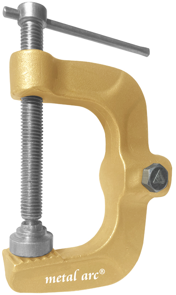 St3 Series C Type Earth Clamp St3b6h1 - Color: Brass/ Bronze