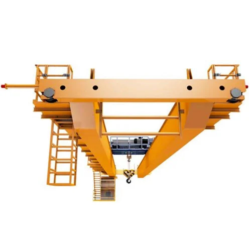 Electric Double Girder EOT Crane - Mild Steel, 1-100 Ton Lifting Capacity | Semi-Automatic Operation, Emergency Stop Feature, Long Span Capability