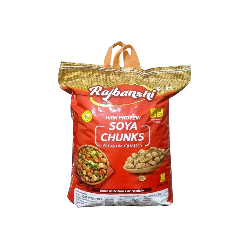 5kg Rajbanshi Soya Bean Chunks - Solid Form, Brown Color | Salty Taste, Original Flavor, Suitable for Adults and Children, Customizable Pack Size