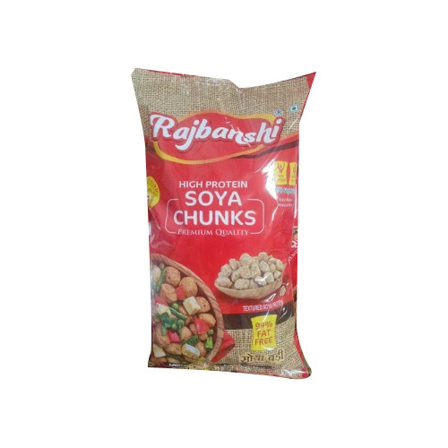1 KG Brown Rajbanshi Soya Chunks - Solid Form , Original Flavor With Slightly Salty Taste - Suitable For Adults & Children, Convenient Bag Packaging