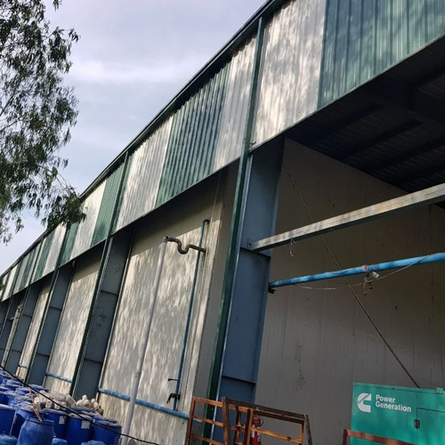Manufacturing Of Pre Engineered Building - Container Material, Steel Roof, Warehouse Use, 1 Sliding Window, 1 Door for Easy Access | Durable, Spacious Solution for Storage Needs