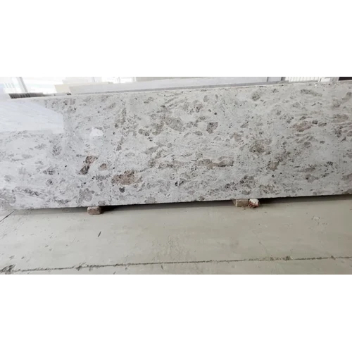 Bhama Gold Granite Slab - Customized Size, Up to 15mm Thickness | White Polished Surface, Ideal for Industrial Applications