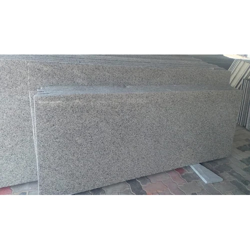 Kharda Cream Polished Granite Slab - Up to 15 mm Thickness, Sleek Grey Color, Customizable Size and Superior Durability