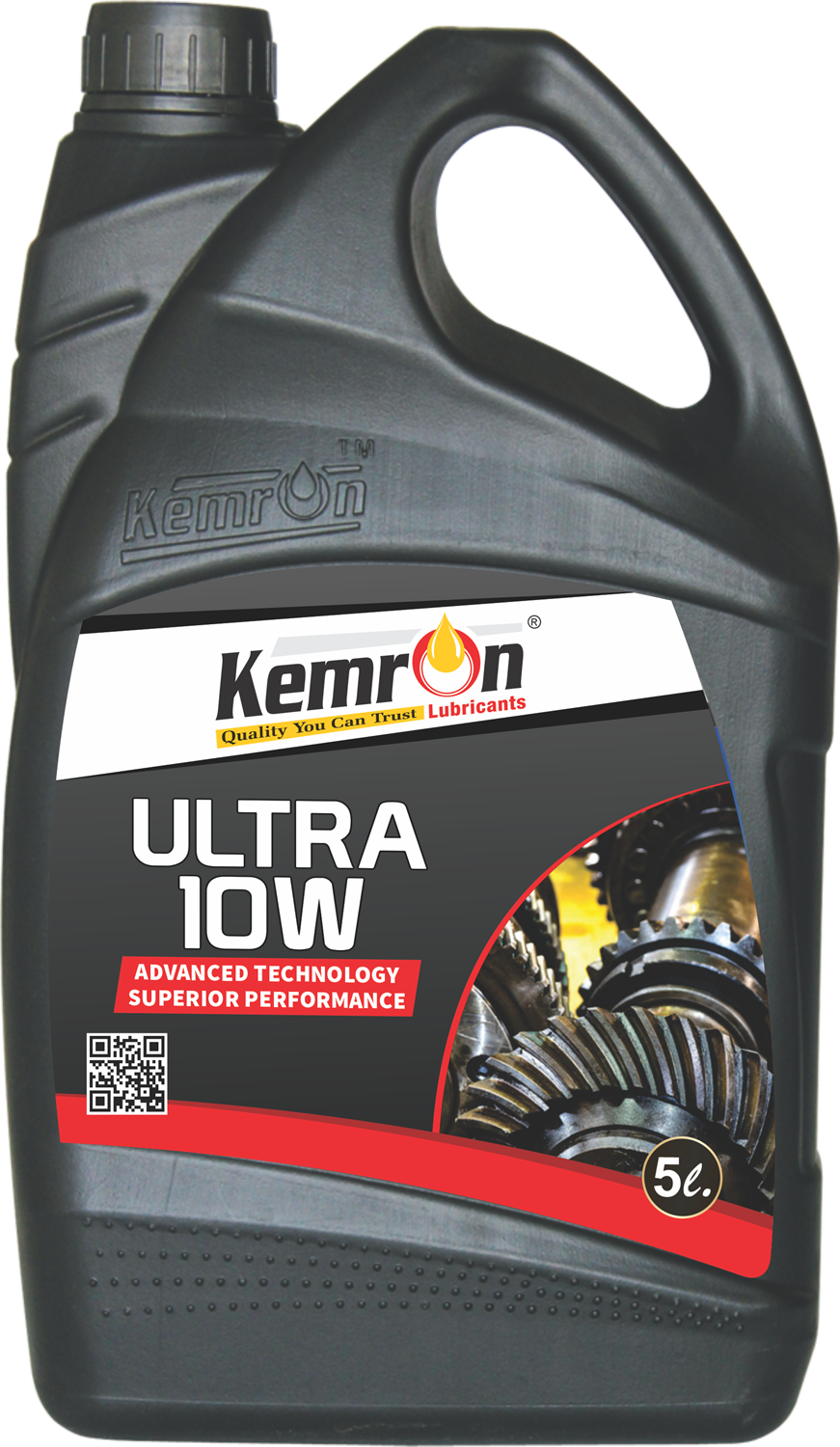 Kemron Ultra10w - Viscosity/grade Ultra10w, Density 0.9 , Natural Gold Color, Automotive & Industrial Oil, Versatile Multi-vehicle Application