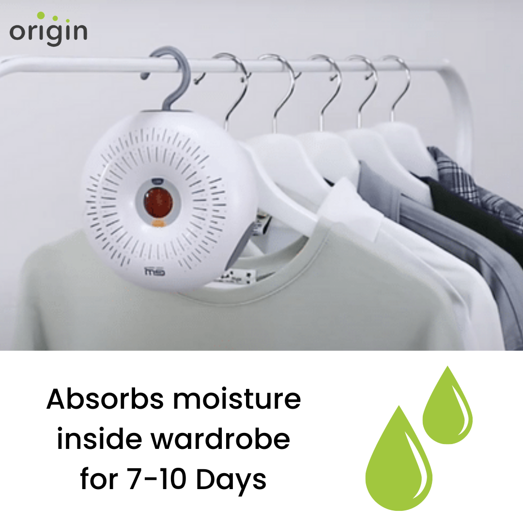 Origin Mini Dehumidifier Om1 And Recharging Base Orb1 - Humidity Sensor: Yes