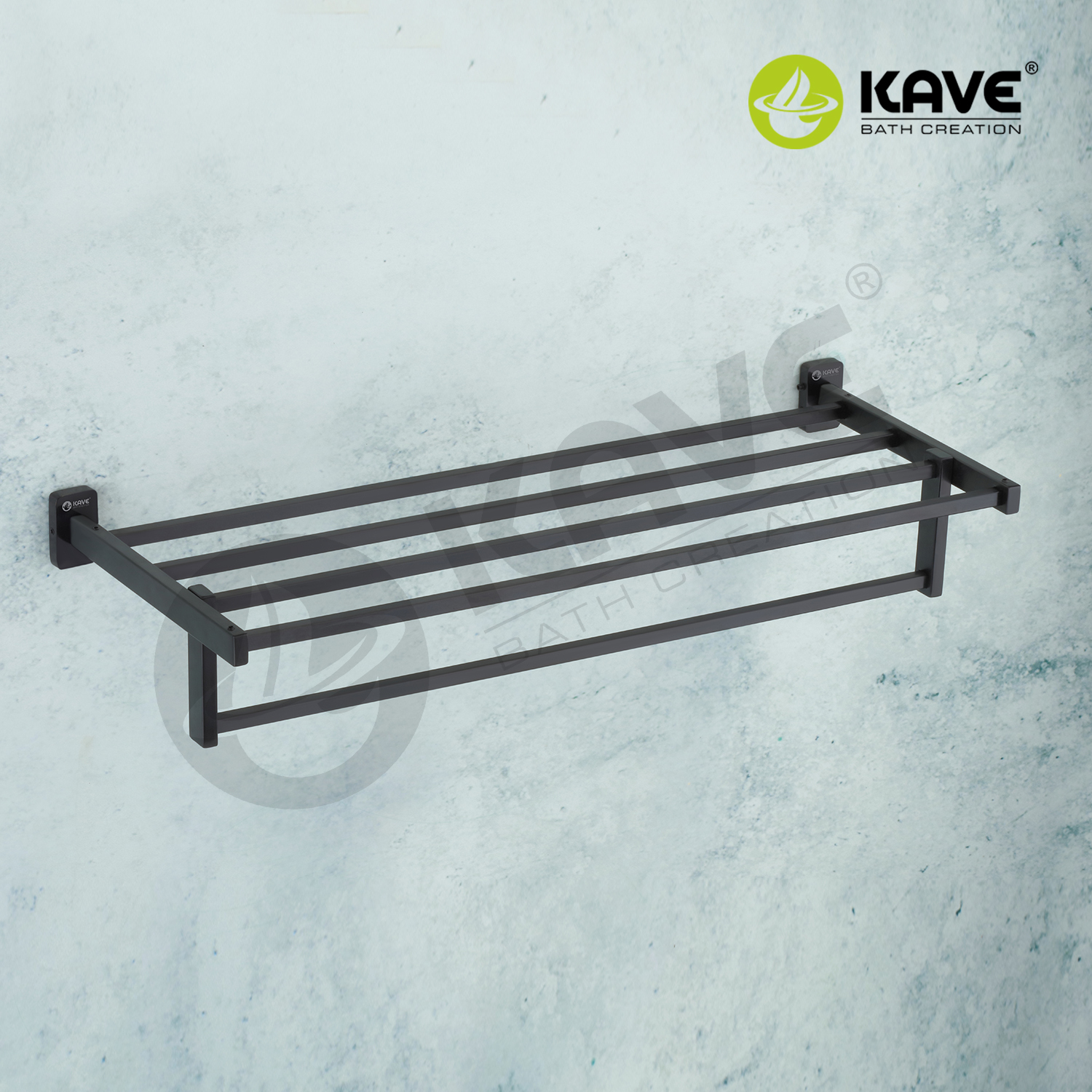 Rectuangal Soap Dish - Color: Black