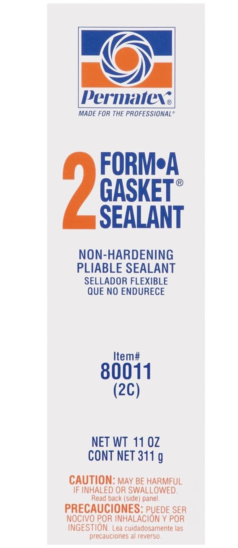 Permatex Form-a-gasket No. 2 Sealant - Black Viscous Paste, Flexible Setting, Slow Drying Formula For Reliable Gasket Sealing