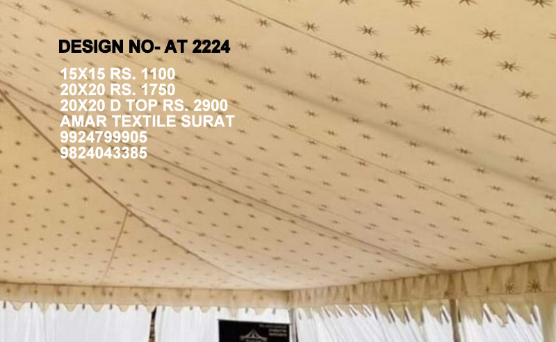 Ceiling Tent Cloth - Attributes: Washable