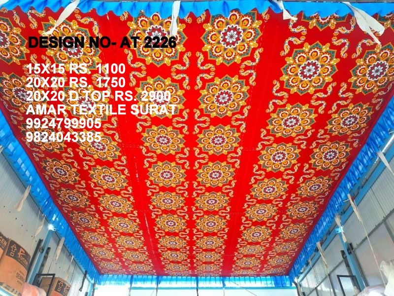 Ceiling Tent Cloth - Attributes: Washable