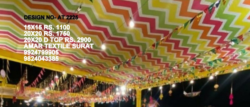 Ceiling Tent Cloth - Attributes: Washable