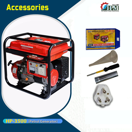 2.8 Kva Portable Petrol Genset - 600x445x530mm, 45kg Weight, Manual Start | Low Maintenance, Long Run Time Of 16 Hours