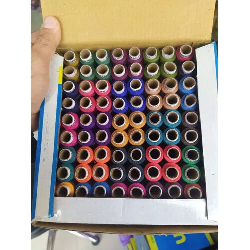 300 Meters Polyester Sewing Thread - Multicolor Dyed Plain | Ideal for Versatile Sewing Applications, Durable Polyester Material