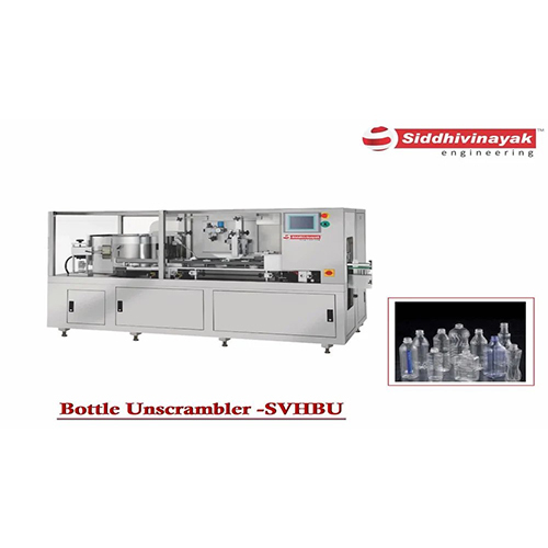 Automatic Bottle Unscrambler - Stainless Steel, 3.0 H.p Power, 200 Bottles/min Speed | Durable, Heavy Duty, Highly Efficient, Semi-automatic