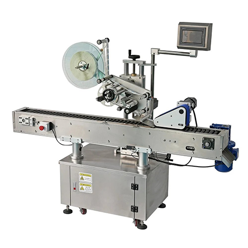 Self Adhesive Sticker Labeling Machine - Electric, 1 Phase 230v, 50hz Ac | Semi-automatic, High Efficiency, Versatile, Eco-friendly, Precise Label Placement, Warranty Included