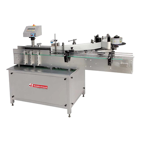 Self Adhesive Sticker Labeling Machine - Electric, 1 Phase 230v, 50hz Ac | Semi-automatic, High Efficiency, Versatile, Eco-friendly, Precise Label Placement, Warranty Included