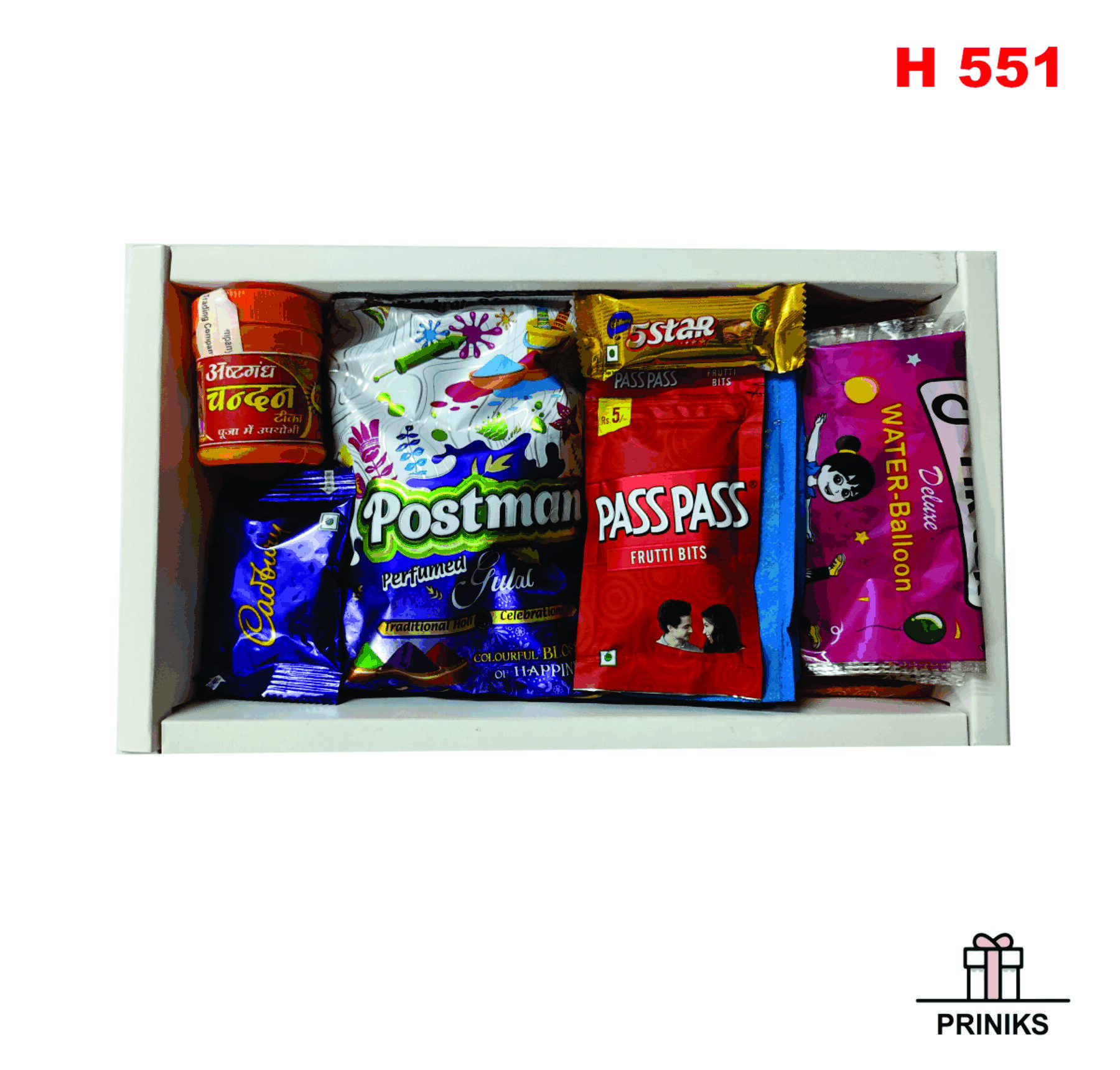 Holi Gift Pack - Sbs Sheet Box With Digital Print, 12-inch Rectangle Gift Box, Gloss Finish Lamination, Customizable Design, Perfect For Holi Celebration