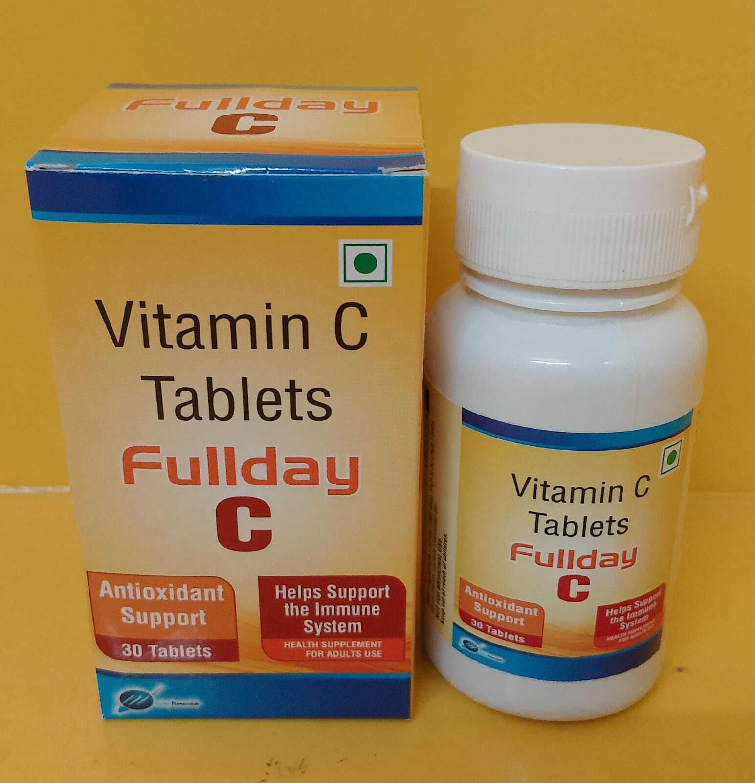 Vitamin C Tablets - 25 Boxes, General Medicine, Supports Blood Vessel Health, Immune System Function, Wound Healing, Antioxidant Properties