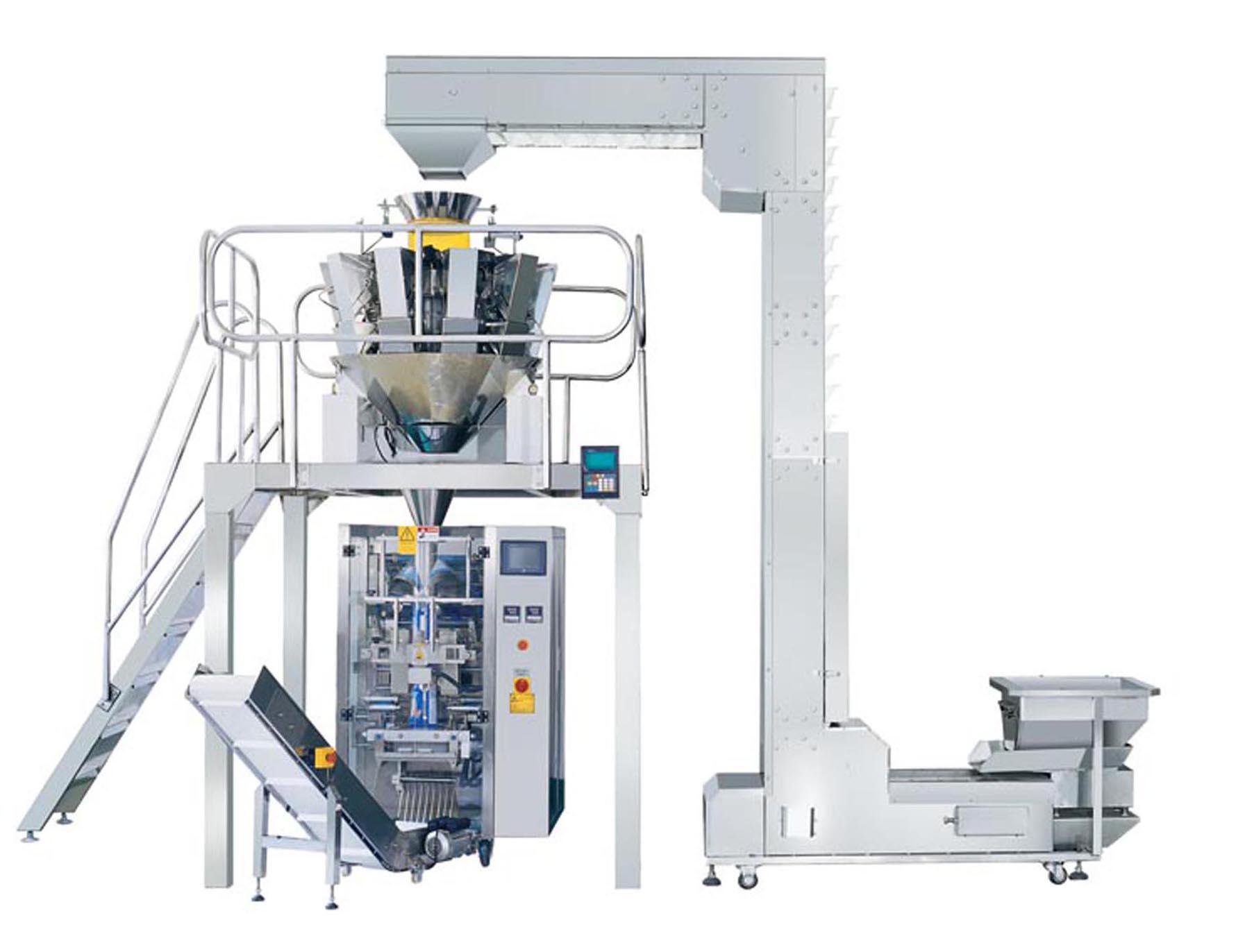 Automatic Multihead Weigher With High Speed Pouch Packing Machine