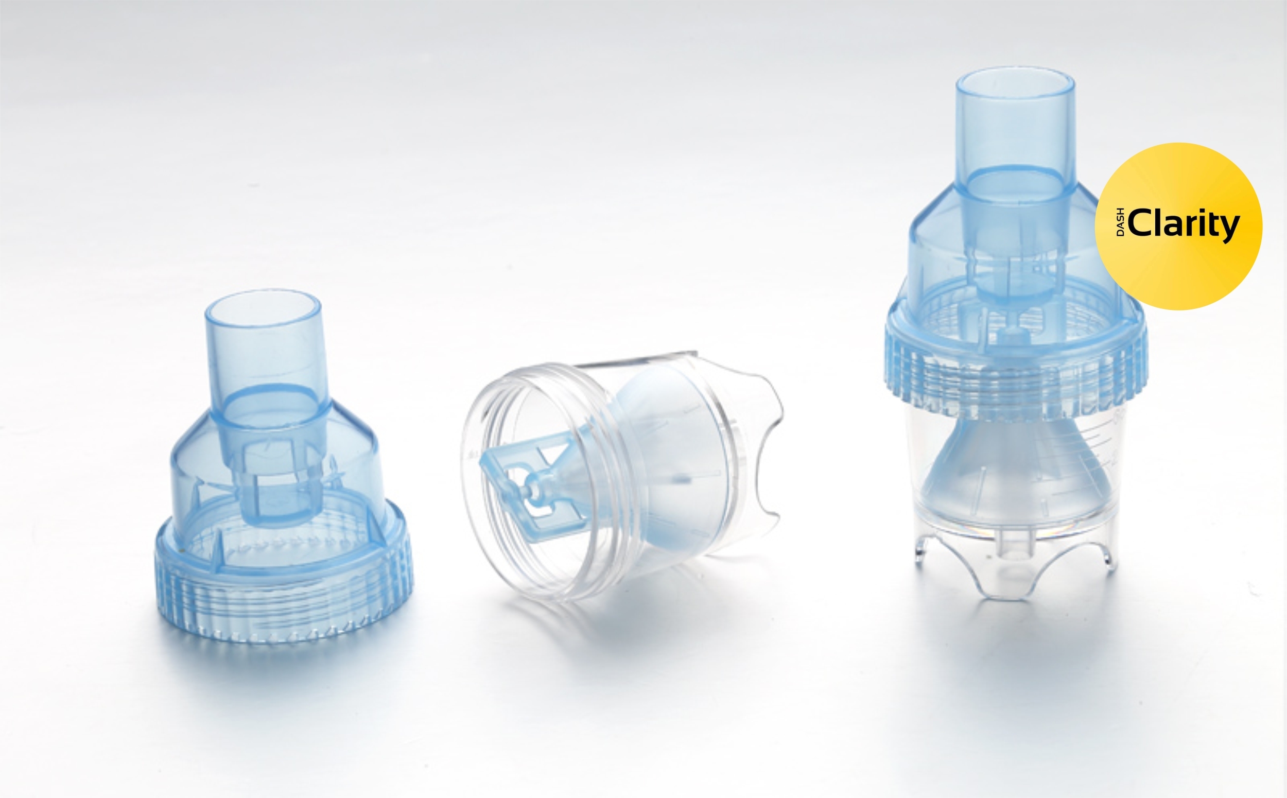 Disposable Nebulizer Cup - Medical-grade Plastic, Transparent White | Universal Compatibility, Ergonomic Design, Efficient Aerosolization