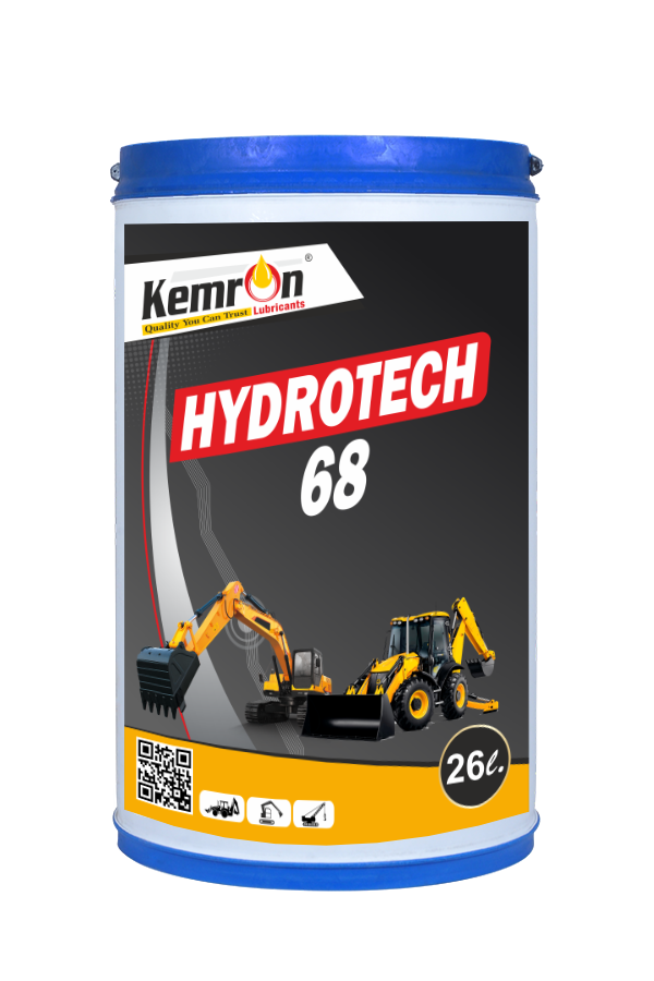 Kemron Hydrotech 68 Golden Beral - Viscosity 68, Color Gold, Density 0.9 Kg/l | Ideal For Automotive & Industrial Use, Natural Smell, Small Can Packaging