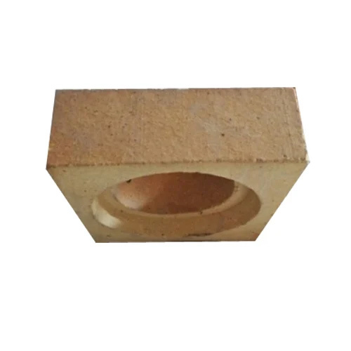 Ceramic Square Fire Brick - Alumina Block, 9 In. X 4 In. X 3 In., Customized Color | High Refractoriness, Durable, Fire Resistant
