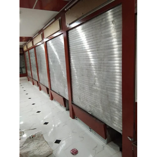 Automatic Rolling Shutter - Aluminum Material, Silver Color | Automatic Operation for Seamless Functionality and Enhanced Security