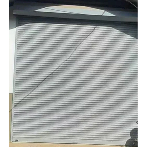 Ms Manual Rolling Shutter - Mild Steel, Vertical Opening, Silver Color | Manually Operated, Durable Design for Versatile Applications