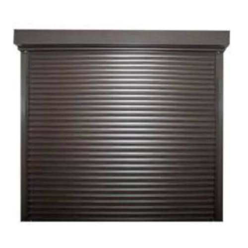 GI Rolling Shutter - Aluminum, Vertical Opening, Silver Color | Manual Operation for Enhanced Security and Aesthetic Appeal