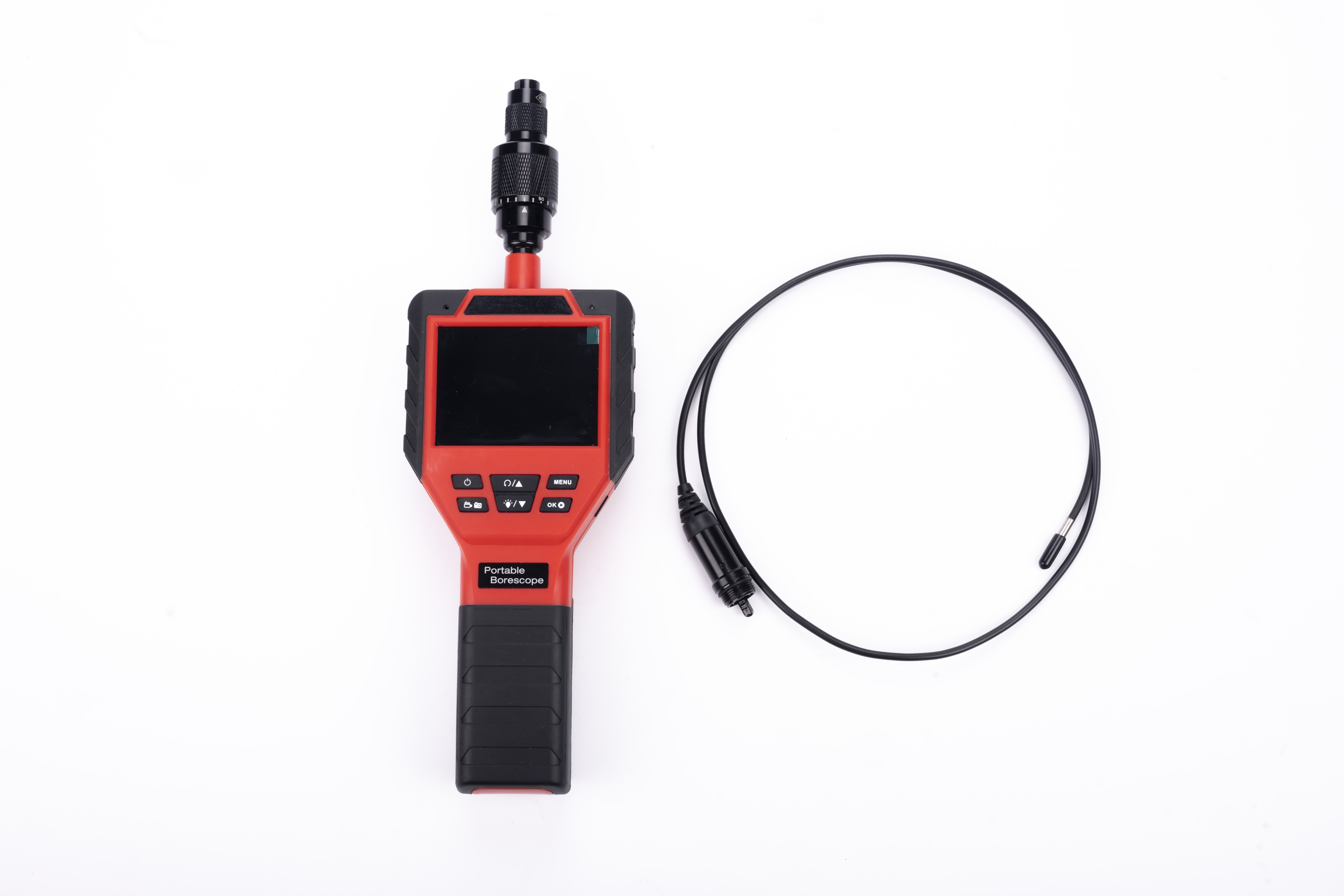 Orange And Black 9mm Video Borescope With 5 Meter
