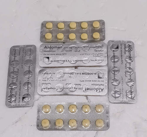 अल्दोमेट 250mg मेथिलडोपा 250mg