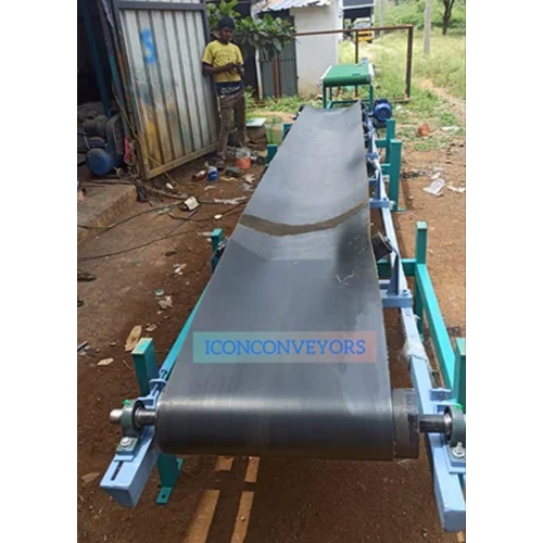 Channel Belt Conveyor - Color: Colour Coated