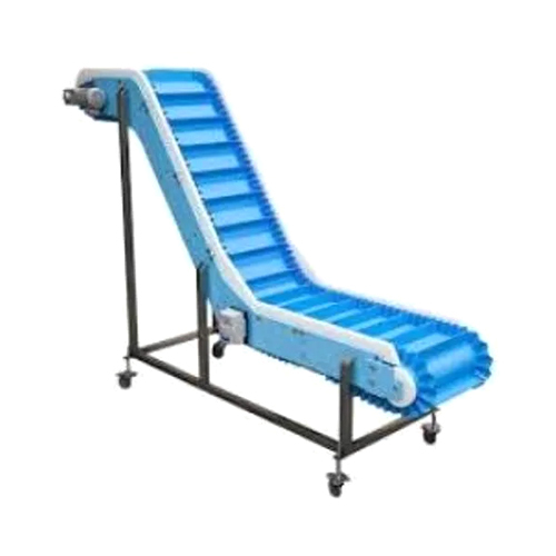 Z Type Belt Conveyors - High-Quality Material, Different Sizes Available | Load Capacity 200-500 kg, 120 m/m Speed, Color Coated, Warranty Included