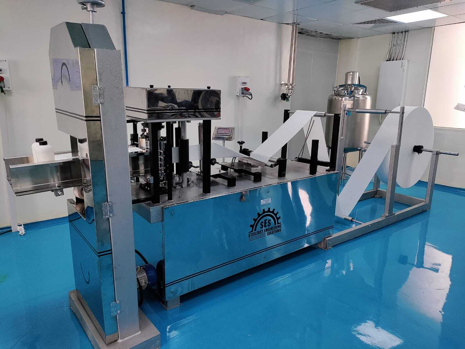 Wet Wipes Making Machine - 400-600 Wipes/min, Mild Steel & Aluminum Construction, 220/440 Voltage, Plc Control System, Automatic Operation, 2000kg Weight