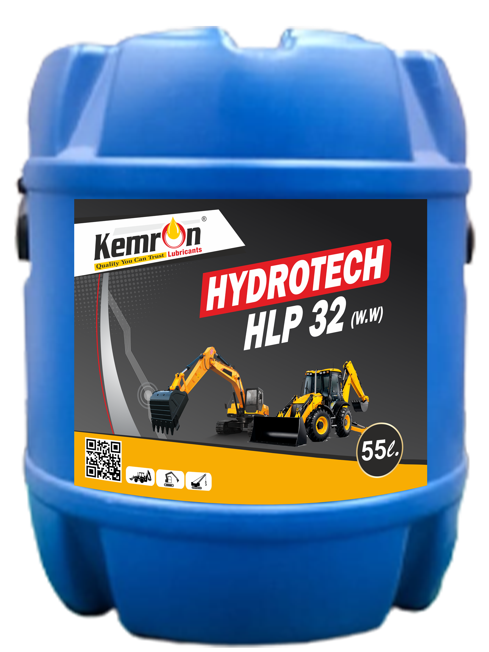 Kemron Hydrotech Hlp 32 Beral - Gold Color, 0.9 Kg/l Density | Automotive & Industrial Usage, Natural Smell, Foldable Container
