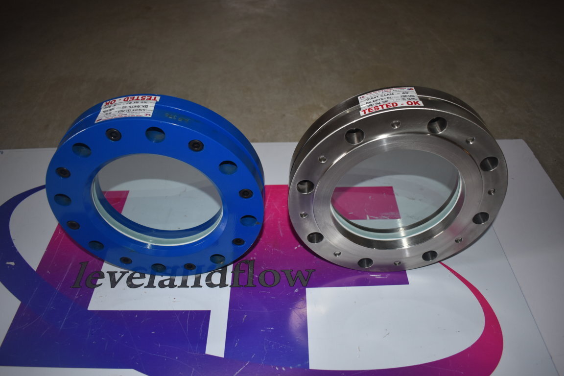 Weld Pad Sight Glass - Color: Clear White-transparent
