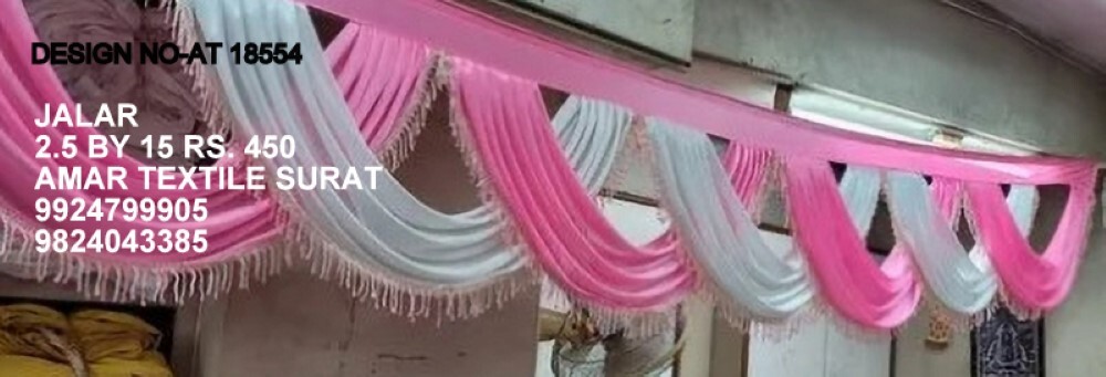 Wedding Jalar Design - Good Material, Full Length, All Colors | Strong, Plain Style, Perfect Weight, Super Width