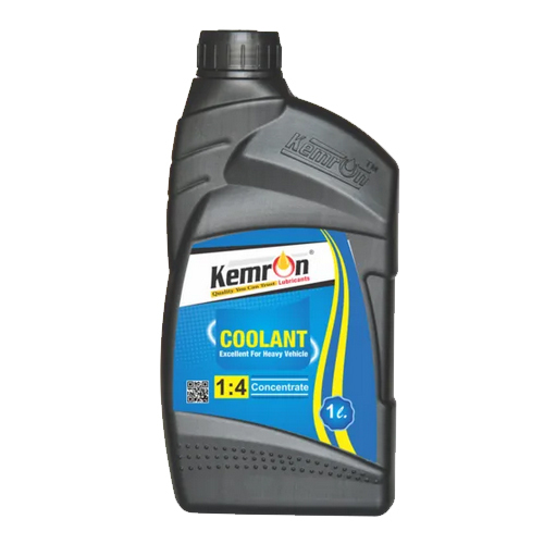 KEMRON COOLANT 1:4 - Viscosity Grade 1-4, Gold Color, Density 0.9 kg/L | Usage for Heavy Vehicles, Automotive & Industrial Applications, Natural Oil