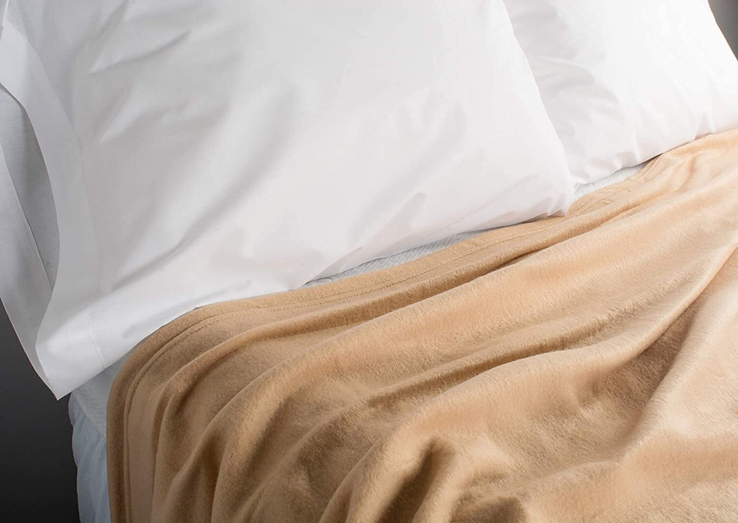 Plain Polar Fleece Blanket - 100% Polyester, 90x90 Inches, Ivory White | Cozy, Lightweight, Machine Washable, Perfect For Home And Outdoor Use
