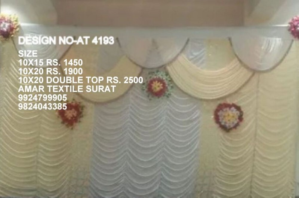 Mandap Sidewall Parda - Attributes: Quick Dry
