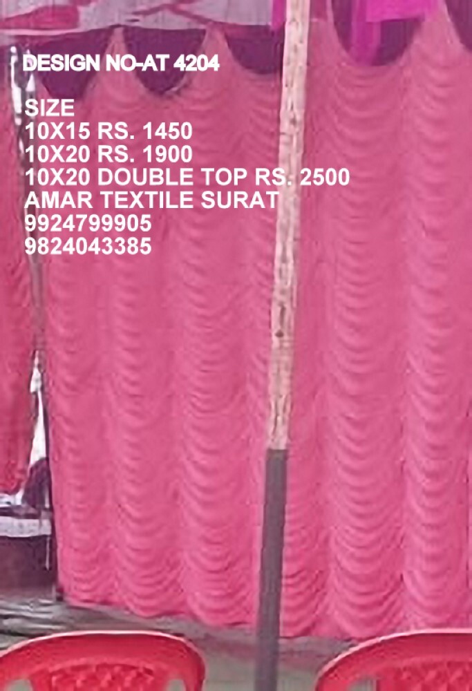 Mandap Sidewall Parda - Attributes: Quick Dry