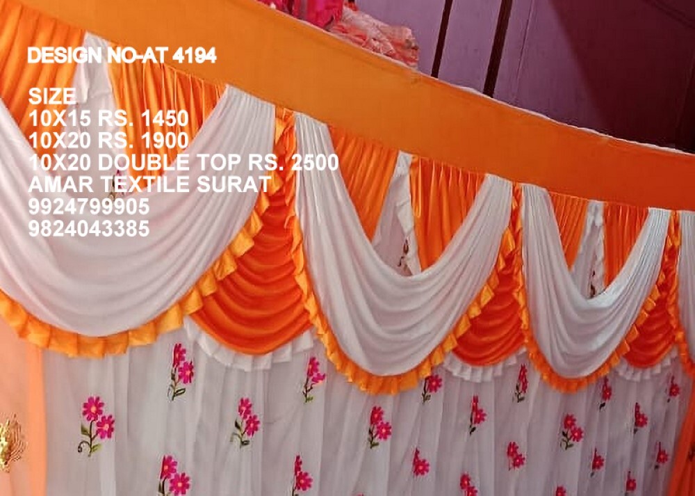 Mandap Sidewall Parda - Attributes: Quick Dry