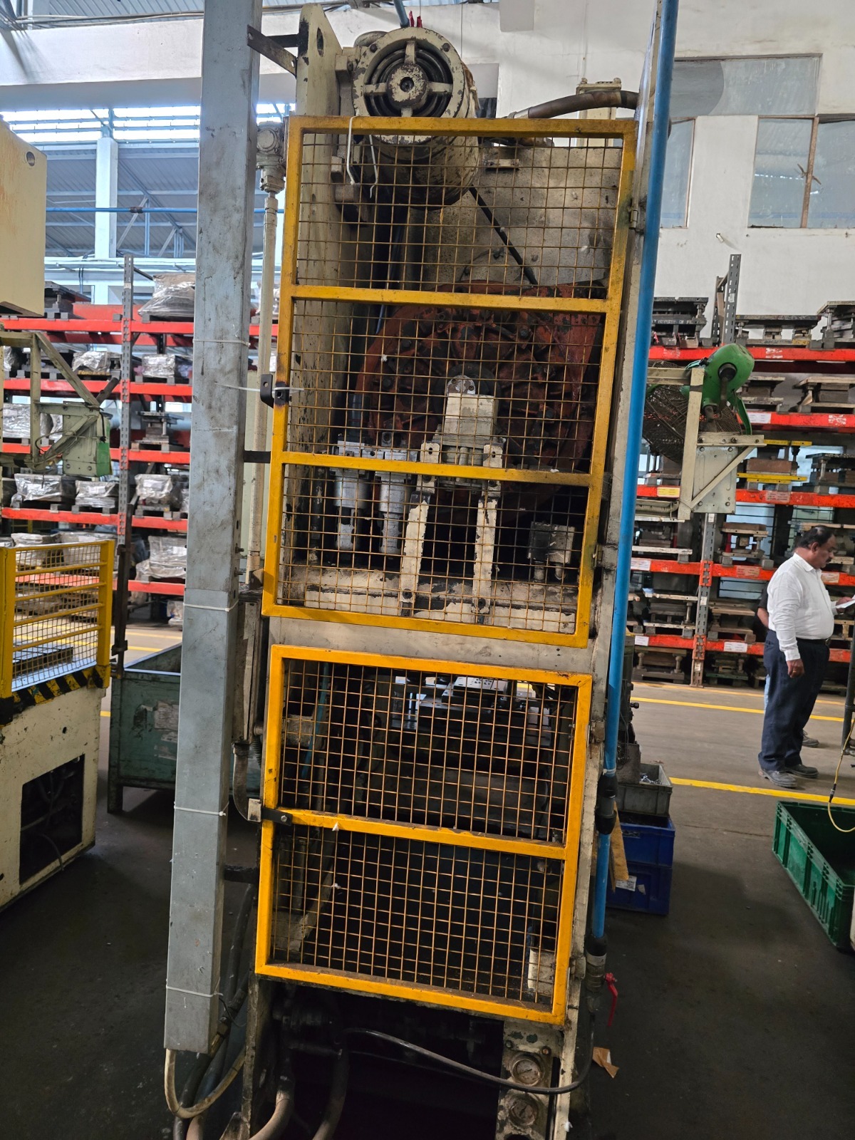 Used Wasino 75 Ton Cross Shaft Pneumatic Press