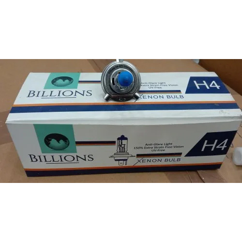 Electric H4 Headlight Bulb - Color: White