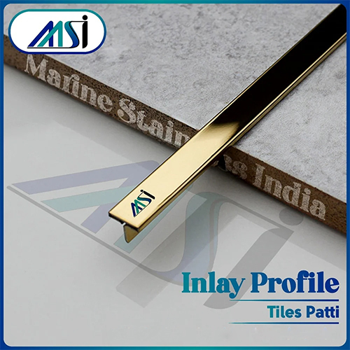 Ss-304 Tile Trim Profile - Color: As Per Requirement