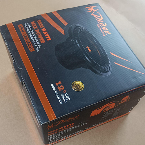 Glossy Lamination Car Sub Woofer Packaging Box