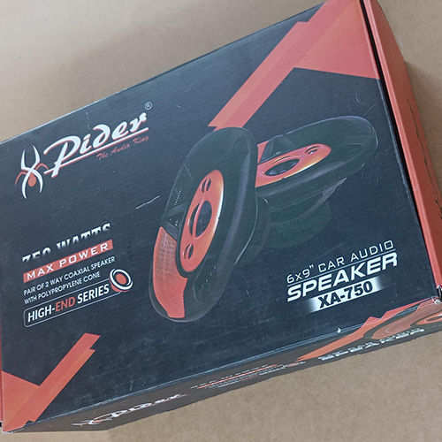 Glossy Lamination Car Audio Speaker Packaging Box