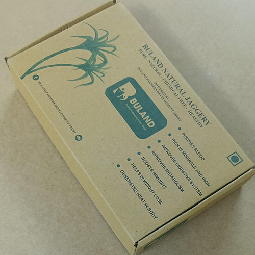 Matte Lamination Natural Jaggery Packaging Box
